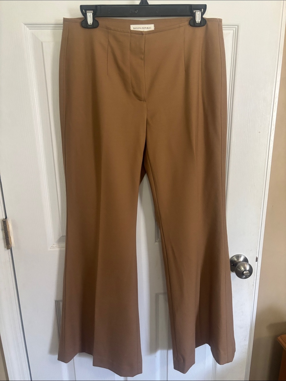 Banana Republic Brown Flare Wide-Leg Pants
